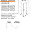 Box-Doccia-2-lati-a-Libro-a-doppia-anta-pieghevole-Trasparente-Anticalcare-6mm-H195-Butterfly