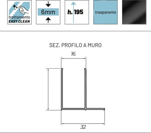 Box-doccia-2-lati-battente-cristallo-trasparente-6mm-profilo-nero-EUTHALIA