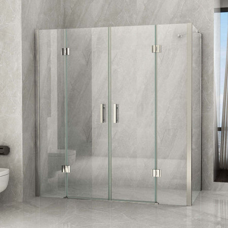 Box Doccia 2 lati Battente doppia porta Trasparente 8mm H195 AMANDA Maxi Fai da te/Attrezzature per cucine e bagni/Attrezzature per bagni/Docce e componenti doccia/Box doccia StileBagno - Roma, Commerciovirtuoso.it