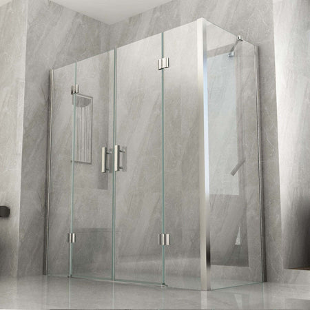 Box Doccia 2 lati Battente doppia porta Trasparente 8mm H195 AMANDA Maxi Fai da te/Attrezzature per cucine e bagni/Attrezzature per bagni/Docce e componenti doccia/Box doccia StileBagno - Roma, Commerciovirtuoso.it