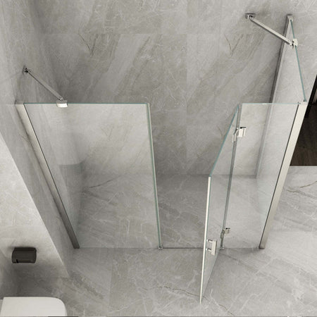 Box Doccia 2 lati Battente Trasparente 8mm H195 AMANDA Maxi Fai da te/Attrezzature per cucine e bagni/Attrezzature per bagni/Docce e componenti doccia/Box doccia StileBagno - Roma, Commerciovirtuoso.it