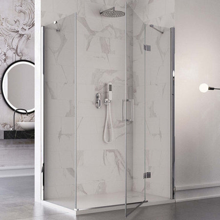 Box Doccia 2 lati Battente Trasparente Anticalcare 8mm H195 Regina Fai da te/Attrezzature per cucine e bagni/Attrezzature per bagni/Docce e componenti doccia/Box doccia StileBagno - Roma, Commerciovirtuoso.it