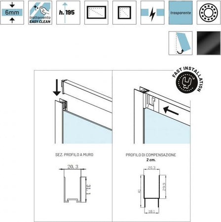 Box-doccia-2-lati-scorrevole-a-doppia-porta-6mm-anticalcre-Felce