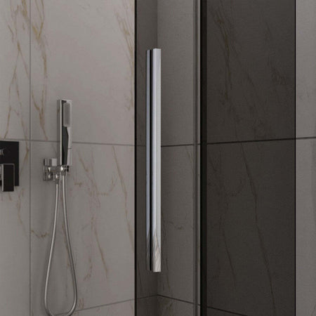 Box Doccia 2 lati Scorrevole Fumè Anticalcare 8mm H195 Dolomia Fai da te/Attrezzature per cucine e bagni/Attrezzature per bagni/Docce e componenti doccia/Box doccia StileBagno - Roma, Commerciovirtuoso.it