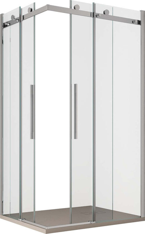Box Doccia 2 lati Scorrevole ingresso angolare Trasparente Anticalcare 8mm H195 Chiara Fai da te/Attrezzature per cucine e bagni/Attrezzature per bagni/Docce e componenti doccia/Box doccia StileBagno - Roma, Commerciovirtuoso.it