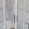 Box Doccia 2 lati Scorrevole ingresso angolare Trasparente Anticalcare 8mm H195 Chiara Fai da te/Attrezzature per cucine e bagni/Attrezzature per bagni/Docce e componenti doccia/Box doccia StileBagno - Roma, Commerciovirtuoso.it