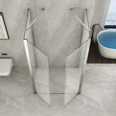 Box Doccia 3 lati Saloon apertura esterna e interna Trasparente 8mm H195 IRIS Fai da te/Attrezzature per cucine e bagni/Attrezzature per bagni/Docce e componenti doccia/Box doccia StileBagno - Roma, Commerciovirtuoso.it
