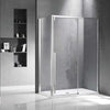 Box-Doccia-3-lati-Scorrevole-Cristalli-Temprati-Trasparenti-8mm-H200-Karag-Santorini-500-&-NR-10-Cromo