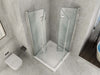 Box Doccia Angolare Design Moderno Cristallo Trasparente Box Doccia Due Lati Ad Anta a Libro Apertura Totale Cancer Fai da te/Attrezzature per cucine e bagni/Attrezzature per bagni/Docce e componenti doccia/Box doccia Shopbagno.it - Roma, Commerciovirtuoso.it