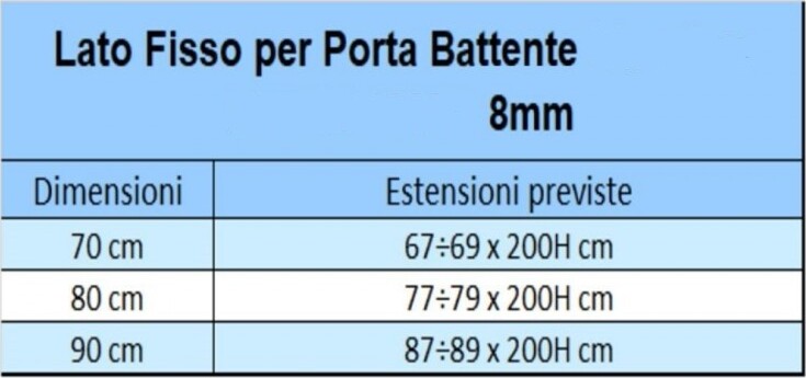 Box-Doccia-Battente-vetro-Trasparente-Anticalcare-8mm-H195-Like