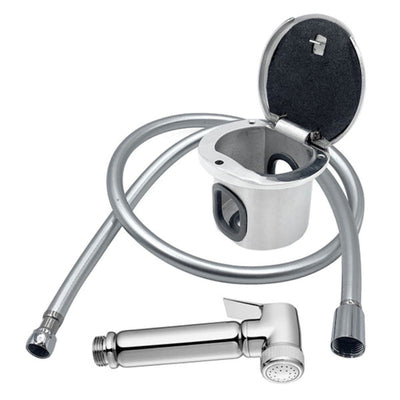 Box doccia con doccia a levetta inox ml 4 tubo