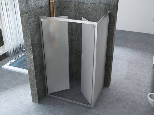 Box Doccia Cristallo Satinato 2 Porte Box Doccia 6mm Porta Saloon Apertura Interna Esterna Opaco H190 Design Moderno Semi Trasparente Fai da te/Attrezzature per cucine e bagni/Attrezzature per bagni/Docce e componenti doccia/Box doccia Shopbagno.it - Roma, Commerciovirtuoso.it