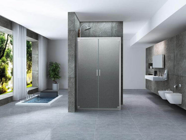 Box Doccia Cristallo Satinato 2 Porte Box Doccia 6mm Porta Saloon Apertura Interna Esterna Opaco H190 Design Moderno Semi Trasparente Fai da te/Attrezzature per cucine e bagni/Attrezzature per bagni/Docce e componenti doccia/Box doccia Shopbagno.it - Roma, Commerciovirtuoso.it