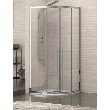 Box Doccia Semicircolare 8mm Anticalcare H200 Anta Scorrevole