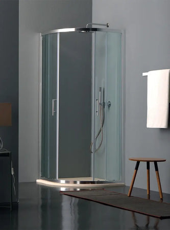 Box Doccia Semicircolare ECO 6mm Porte Scorrevoli H190 - Shopbagno.it