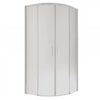 Box Doccia Semicircolare Acidato 6mm Apertura Scorrevole Anti Calcare 90x90