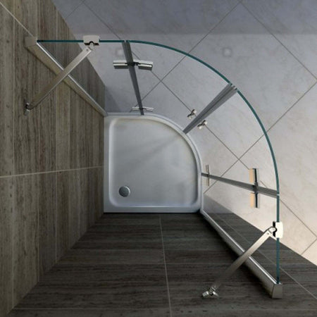 Box-Doccia-Semicircolare-doppia-porta-Battente-trasparente-8mm-PURA