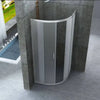 Box Doccia Semicircolare Opaco 6mm Doppia Scorrevole H190cm