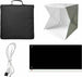 Box-foto-fotografico-cubo-tenda-LED-sfondo-bianco-nero-pieghevole-30x30cm