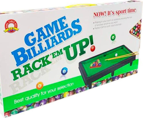 Box Mini Biliardo Carambola Giocattolo Per Bambini 3+ Con Due Stecche E Biglie Giochi e giocattoli/Giochi da tavola di società e accessori/Videogiochi Arcade e da tavola/Mini biliardo Trade Shop italia - Napoli, Commerciovirtuoso.it