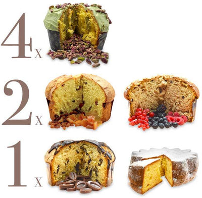 Box Pandori Artigianali Pancòdori Assortiti - Strenna 6 100% Made In Italy Multipack