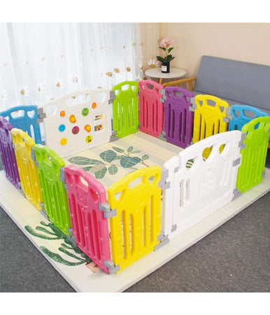 Box Per Bambini Protezione Barriera Di Sicurezza Recinto Giochi 150x150x60 Cm