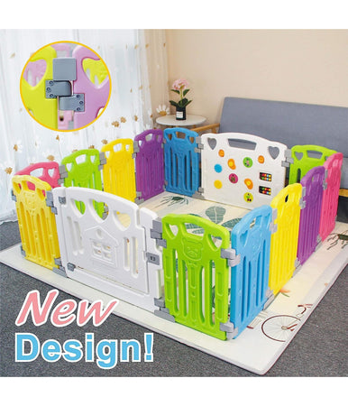 Box Per Bambini Protezione Barriera Di Sicurezza Recinto Giochi 150x150x60 Cm