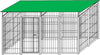 Box per Cani con Copertura e Retro in Legno Zincatura a Caldo da 400x200x Altezza 180 Cm Prodotti per animali domestici/Cani/Cucce gabbiette e recinzioni/Recinti da esterno Ogomondo - Martina Franca, Commerciovirtuoso.it