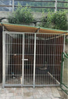 Box per Cani Coperto Retro e 1 Metro Laterale in Legno Zincato a Caldo da 300x200xh180 Cm Prodotti per animali domestici/Cani/Cucce gabbiette e recinzioni/Recinti da esterno Ogomondo - Martina Franca, Commerciovirtuoso.it