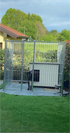 Box per Cani da Esterno con Zincatura a Caldo da 200x200x Altezza 180 Cm Prodotti per animali domestici/Cani/Cucce gabbiette e recinzioni/Recinti da esterno Ogomondo - Martina Franca, Commerciovirtuoso.it