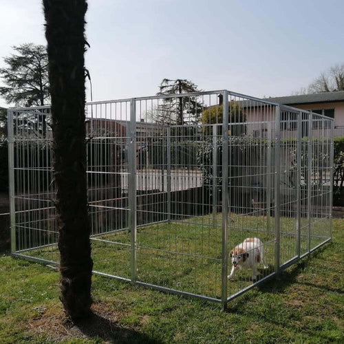 Box per Cani da Esterno con Zincatura Elettrolitica da 300x300x Altezza 180 Cm Prodotti per animali domestici/Cani/Cucce gabbiette e recinzioni/Recinti da esterno Ogomondo - Martina Franca, Commerciovirtuoso.it