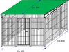 Box per Cani da Esterno Coperto con Zincatura a Caldo da 300x300xh180 Cm Prodotti per animali domestici/Cani/Cucce gabbiette e recinzioni/Recinti da esterno Ogomondo - Martina Franca, Commerciovirtuoso.it