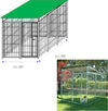 Box per Cani da Esterno Coperto con Zincatura Elettrolitica da 300x200xh180 Cm Prodotti per animali domestici/Cani/Cucce gabbiette e recinzioni/Recinti da esterno Ogomondo - Martina Franca, Commerciovirtuoso.it