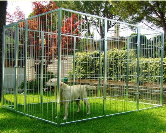 Box per Cani da Esterno Zincatura a Caldo 300x200x Altezza 180 centimetri Prodotti per animali domestici/Cani/Cucce gabbiette e recinzioni/Recinti da esterno Ogomondo - Martina Franca, Commerciovirtuoso.it