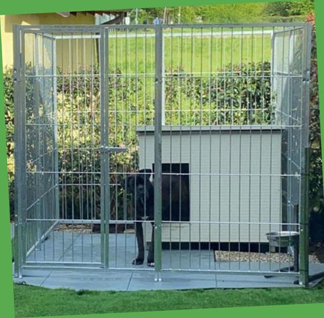 Box per Cani da Esterno Zincatura Elettrolitica 200x200x Altezza 180 centimetri Prodotti per animali domestici/Cani/Cucce gabbiette e recinzioni/Recinti da esterno Ogomondo - Martina Franca, Commerciovirtuoso.it