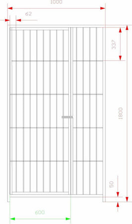 Box per Cani in Rete Predisposto alla Copertura Zincato a Caldo da 200x200x Altezza 180 Cm Prodotti per animali domestici/Cani/Cucce gabbiette e recinzioni/Recinti da esterno Ogomondo - Martina Franca, Commerciovirtuoso.it
