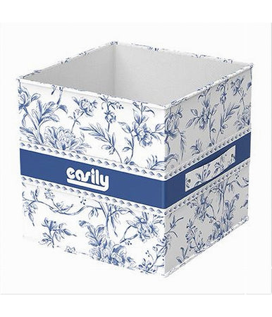 Box Portatutto Scatola Salvaspazio Contenitore Organizer 31x31x31cm Fantasia 87312