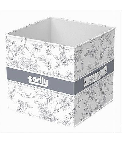 Box Portatutto Scatola Salvaspazio Contenitore Organizer 31x31x31cm Fantasia 87312
