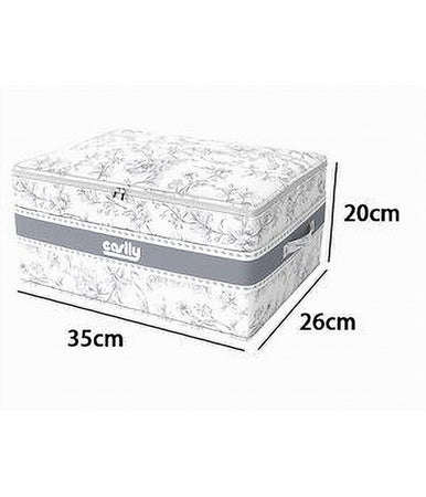 Box Portatutto Scatola Salvaspazio Contenitore Organizer 35x26x20cm Fantasia 87318