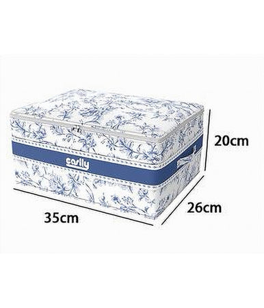 Box Portatutto Scatola Salvaspazio Contenitore Organizer 35x26x20cm Fantasia 87318