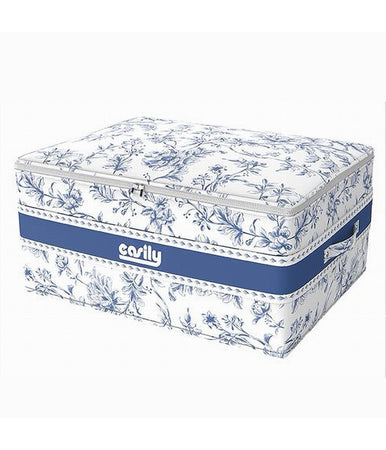 Box Portatutto Scatola Salvaspazio Contenitore Organizer 35x26x20cm Fantasia 87318