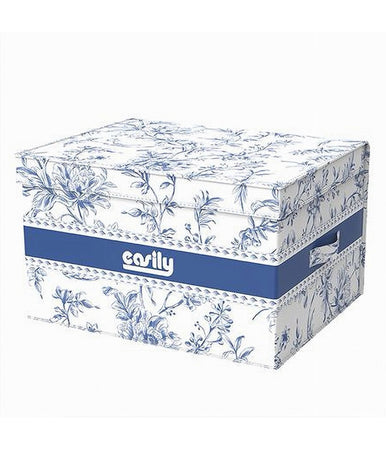 Box Portatutto Scatola Salvaspazio Contenitore Organizer 40x30x25cm Fantasia 87315