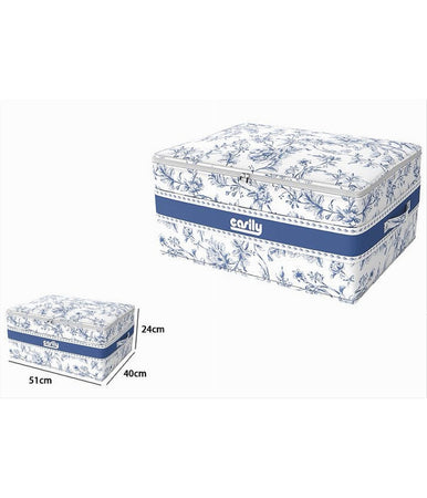 Box Portatutto Scatola Salvaspazio Contenitore Organizer 51x40x24cm Fantasia 87320