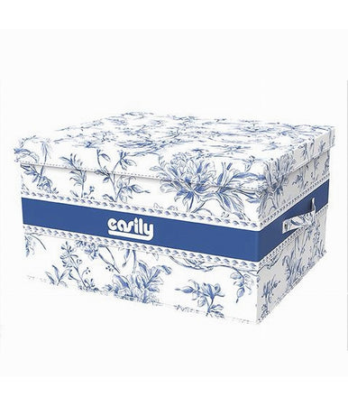Box Portatutto Scatola Salvaspazio Contenitore Organizer 55x42x30cm Fantasia 87323