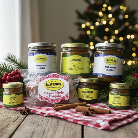 Box Regalo In Legno, Idea Regalo, Prodotti Artigianali E Regionali Campani, Miele Artigianale, Confetture, Sott’oli, Caramelle Al Miele