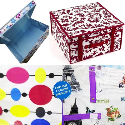 BOX SCATOLA ORGANIZER PER LA BIANCHERIA INTIMA CAMBIO STAGIONE MISURE A SCELTA Casa e cucina/Organizzazione interni/Organizzazione guardaroba/Organizer per cassetti Trade Shop italia - Napoli, Commerciovirtuoso.it