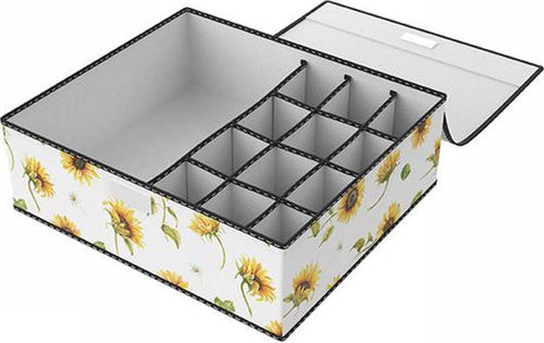 Box Scatola Salvaspazio 12 Griglie Tasche Vani Porta Oggetti Organizer 32x28x11 Casa e cucina/Organizzazione interni/Organizzazione guardaroba/Organizer per cassetti Trade Shop italia - Napoli, Commerciovirtuoso.it