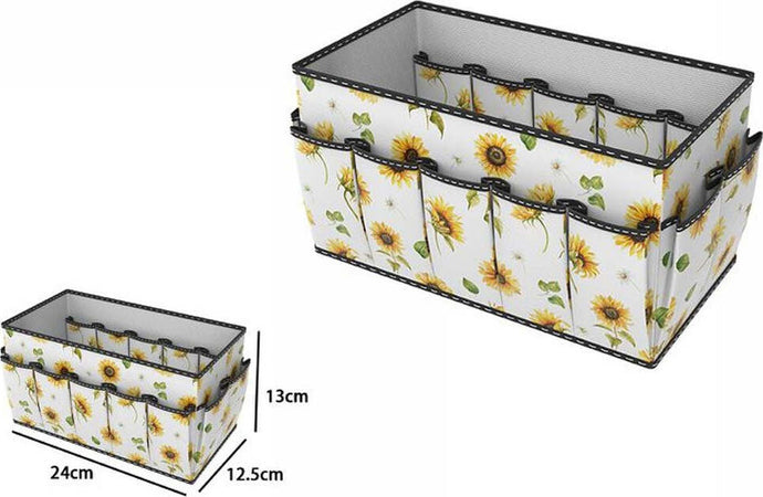 Box Scatola Salvaspazio 15 Tasche Contenitore Porta Oggetti Organizer 24x12.5x13 Casa e cucina/Organizzazione interni/Organizzazione guardaroba/Organizer per cassetti Trade Shop italia - Napoli, Commerciovirtuoso.it
