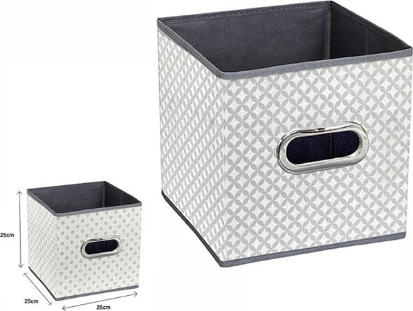 Box Scatola Salvaspazio Armadio Contenitore Porta Oggetti Organizer 25x25x25 Cm Casa e cucina/Organizzazione interni/Organizzazione guardaroba/Contenitori sottoletto Trade Shop italia - Napoli, Commerciovirtuoso.it