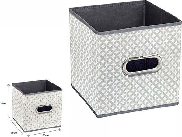 Box Scatola Salvaspazio Armadio Contenitore Porta Oggetti Organizer 25x25x25 Cm Casa e cucina/Organizzazione interni/Organizzazione guardaroba/Contenitori sottoletto Trade Shop italia - Napoli, Commerciovirtuoso.it